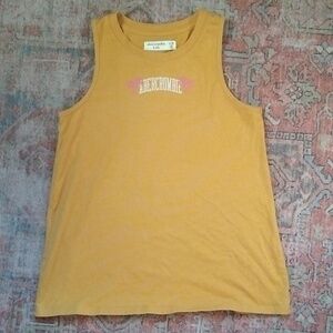 Abercrombie Mustard Yellow Tank Top